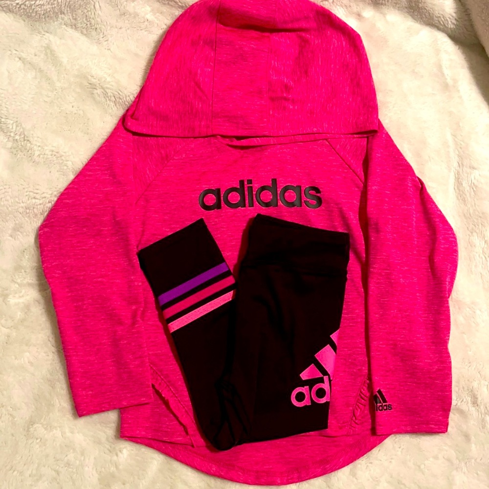 Toddler girls Adidas dry fit suit